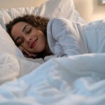 woman sleeping