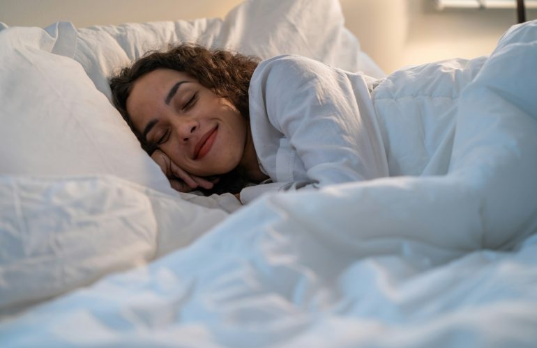 woman sleeping