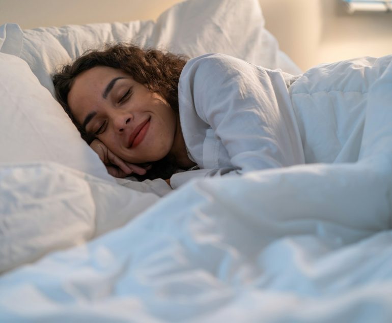 woman sleeping